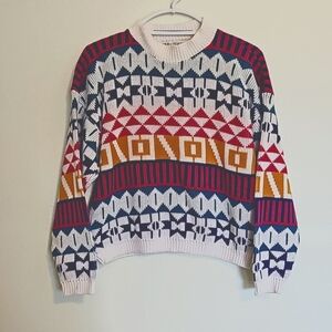 Max and Diane M 90s Vibrant Vintage Sweater